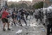 ناآرامی در «بلگراد» و ایجاد خسارات گسترده توسط معترضان