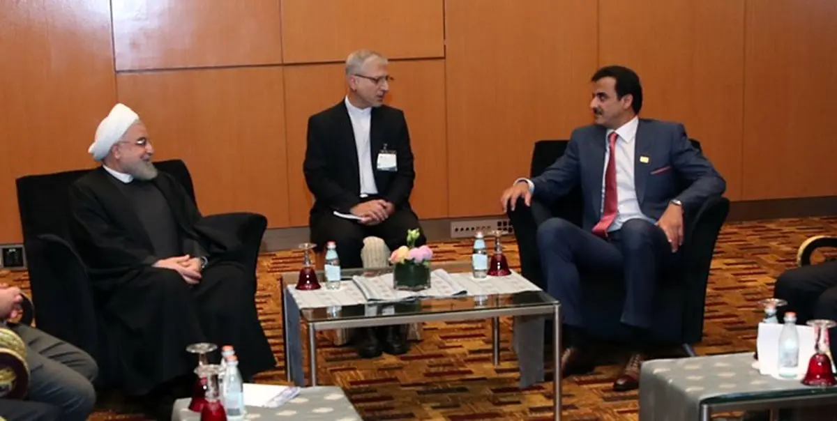 روحانی: هرگونه فشار و تنگنای ایجاد شده برای قطر را محکوم میکنیم