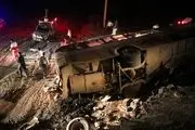 تصادف مرگبار اتوبوس اتباع عراقی
