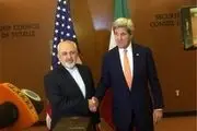 ماجرای جابجایی پرچم‌های ایران و آمریکا در دیدار ظریف و کری
