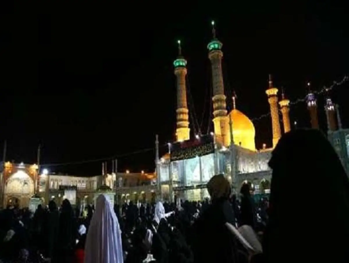 برگزاری مراسم شب بیست و سوم ماه مبارک رمضان در حرم حضرت معصومه(س)+تصاویر