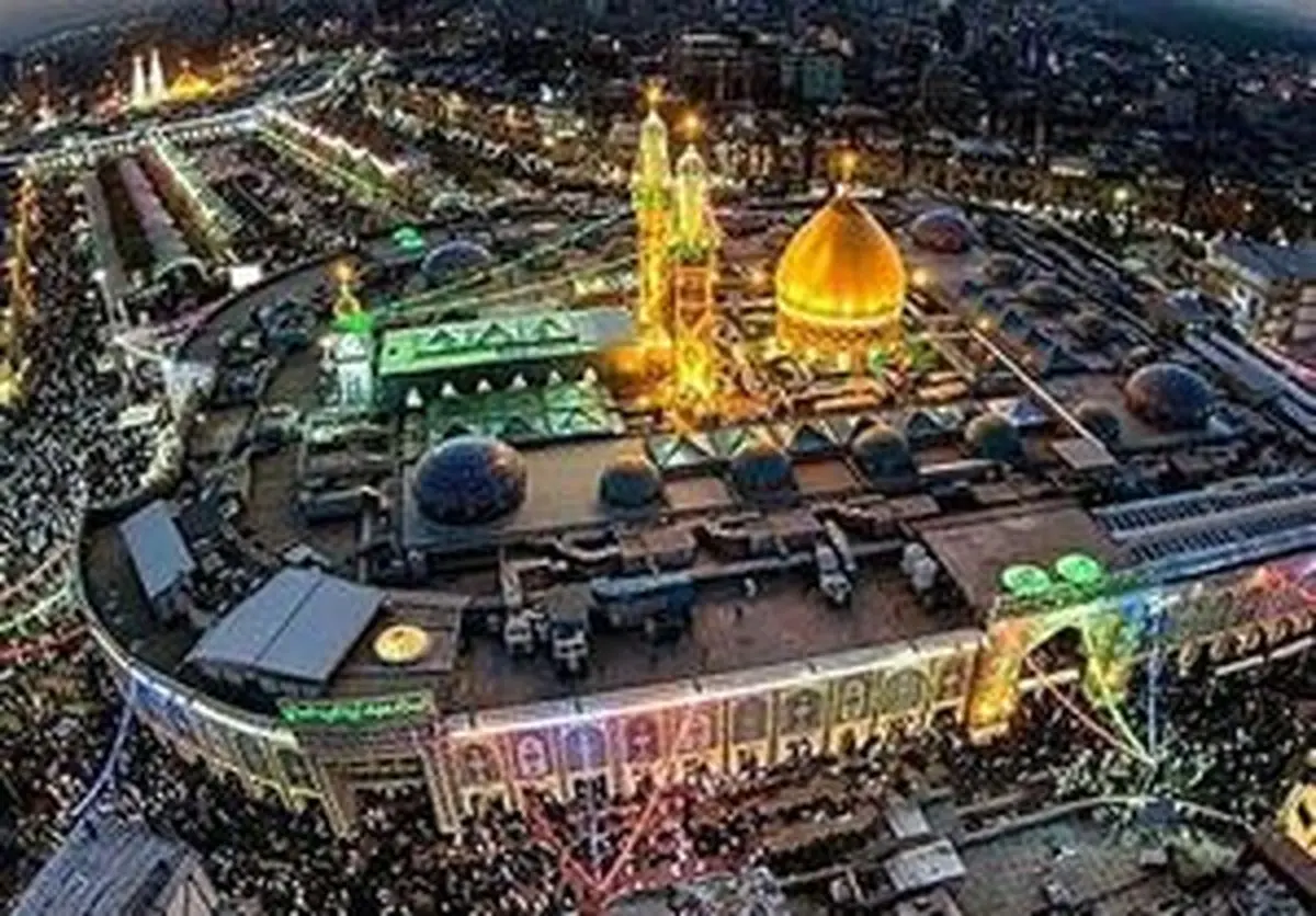 تصویری دیدنی از حرم سیدالشهدا (ع)