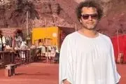 لباس عجیب بازیگر نیسان آبی در جزیره هرمز+عکس