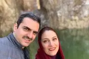 سلفی بازیگر «افرا» و همسرش در ماشین /عکس