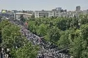 زنان کفن‌پوش اهوازی در نمازجمعهٔ خشم