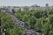 زنان کفن‌پوش اهوازی در نمازجمعهٔ خشم