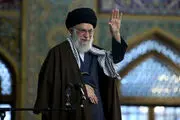 سخنرانی رهبر انقلاب در حرم مطهر رضوی/ گزارش تصویری