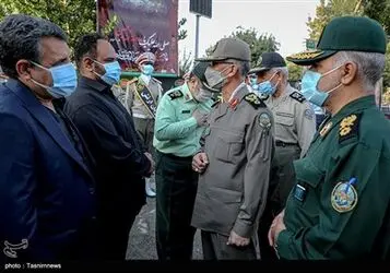 مراسم تشییع پیکر سرلشکر فیروزآبادی