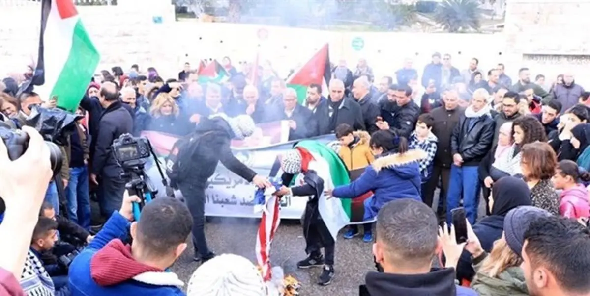 صهیونیستها دهها معترض فلسطینی در کرانه باختری را مجروح کردند