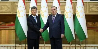 دیدار رئیس جمهور تاجیکستان با عضو حزب کمونیست چین