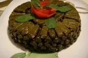 دستور پخت انواع دلمه با برگ مو