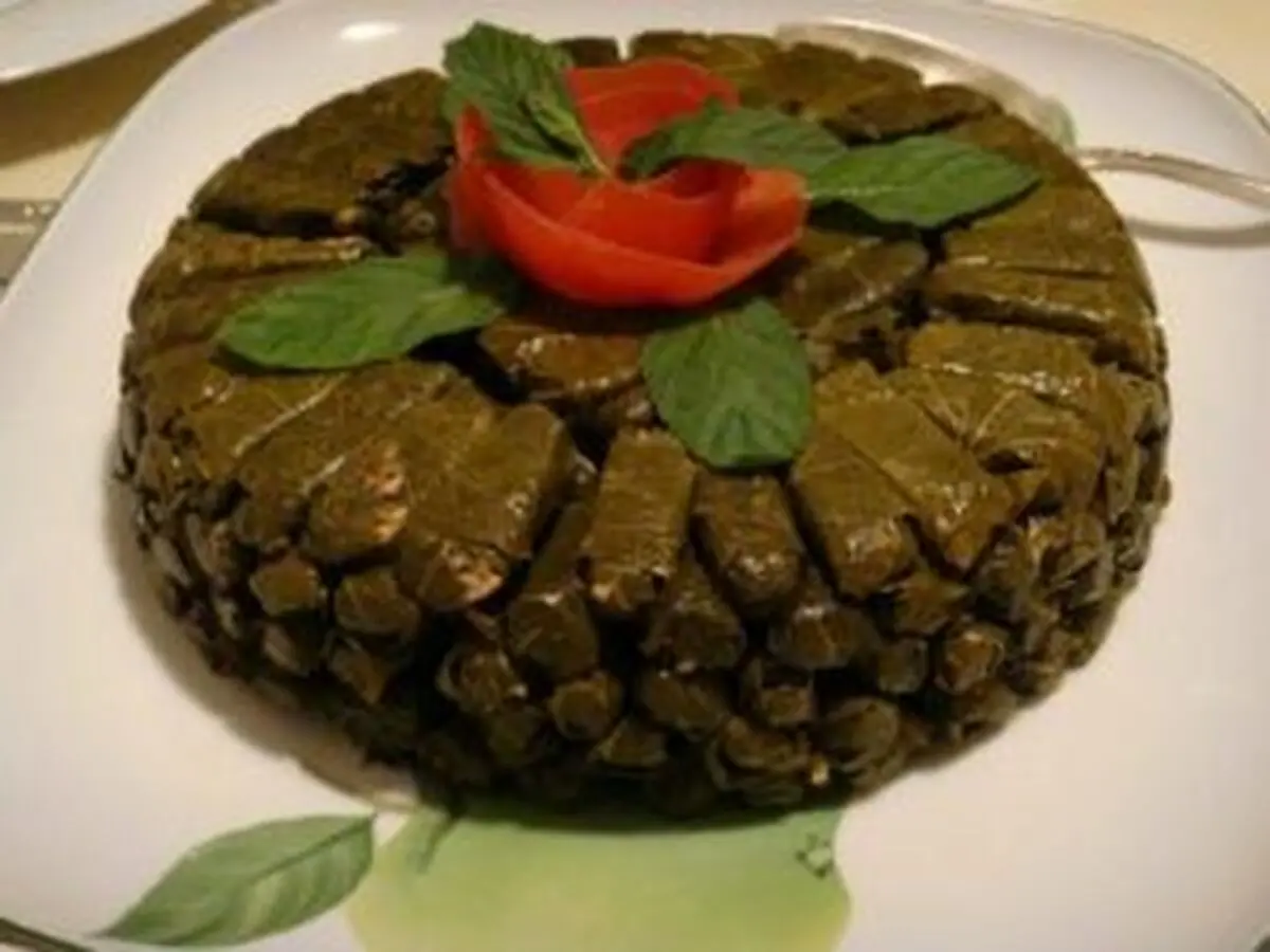 دستور پخت انواع دلمه با برگ مو