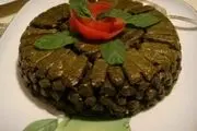 دستور پخت انواع دلمه با برگ مو