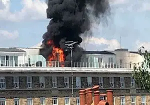 
آتش سوزی در یک مجتمع مسکونی در لندن

