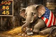 فیل آمریکا در ذخایر استراتژیک نفت موش زایید