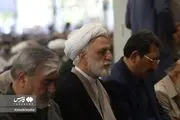 سرلشکر جعفری، رئیس قوه‌قضائیه، وزیر راه، وزیر صمت و نایب‌رئیس مجلس در نمازجمعهٔ تهران
