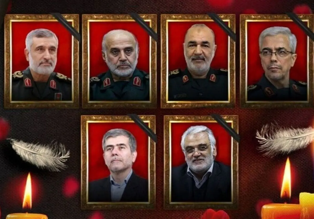 زمان تشییع پیکر مطهر فرماندهان شهید تجاوز وحشیانه رژیم صهیونیستی اعلام شد