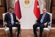 گفت‌وگوی اردوغان با امیر قطر
