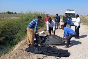 فوت 3 نفر در سقوط خودرو در استخر آب کشاورزی