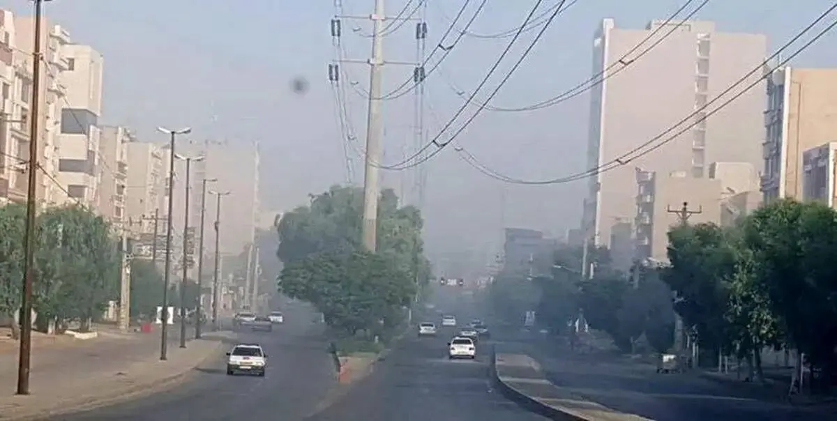 آلودگی هوا در ۱۲ شهر خوزستان