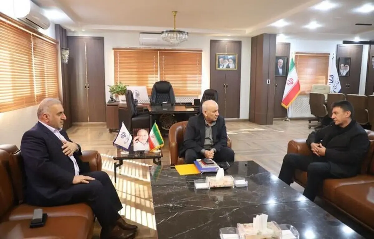 دیدار امیر قلعه‌نویی با استاندار مازندران