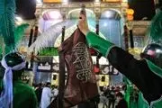 عزاداری دسته سقاها در شب شام غریبان‎/ گزارش تصویری