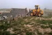 تخریب 50 بنای غیرمجاز در کوی قلعه حسن گرگان