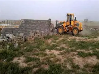 تخریب 50 بنای غیرمجاز در کوی قلعه حسن گرگان