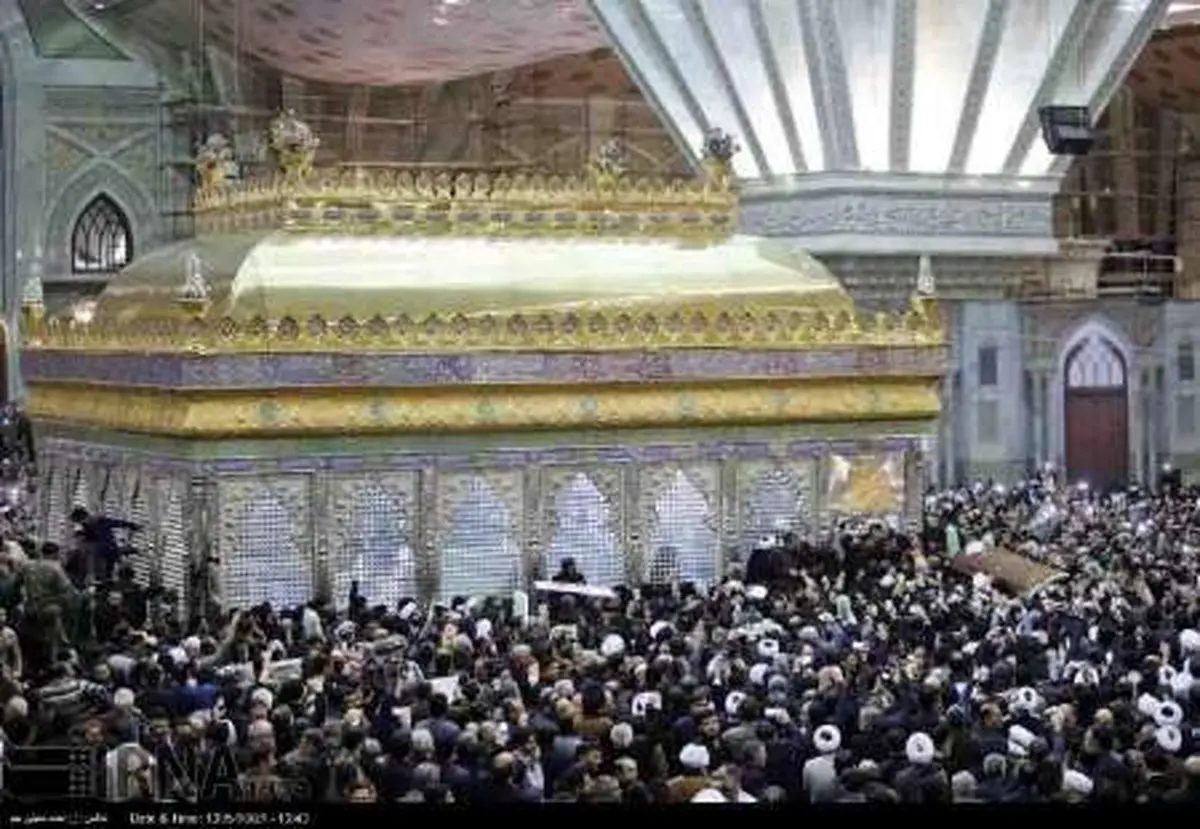 پایان مراسم تدفین آیت الله هاشمی با قرائت زیارت عاشورا