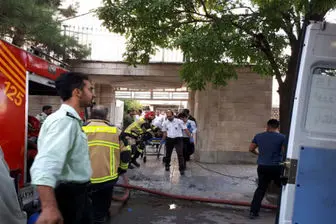 آتش سوزی یک واحدمسکونی در قزوین 15 مجروح به جای گذاشت