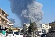 وقوع انفجار شدید در ادلب سوریه