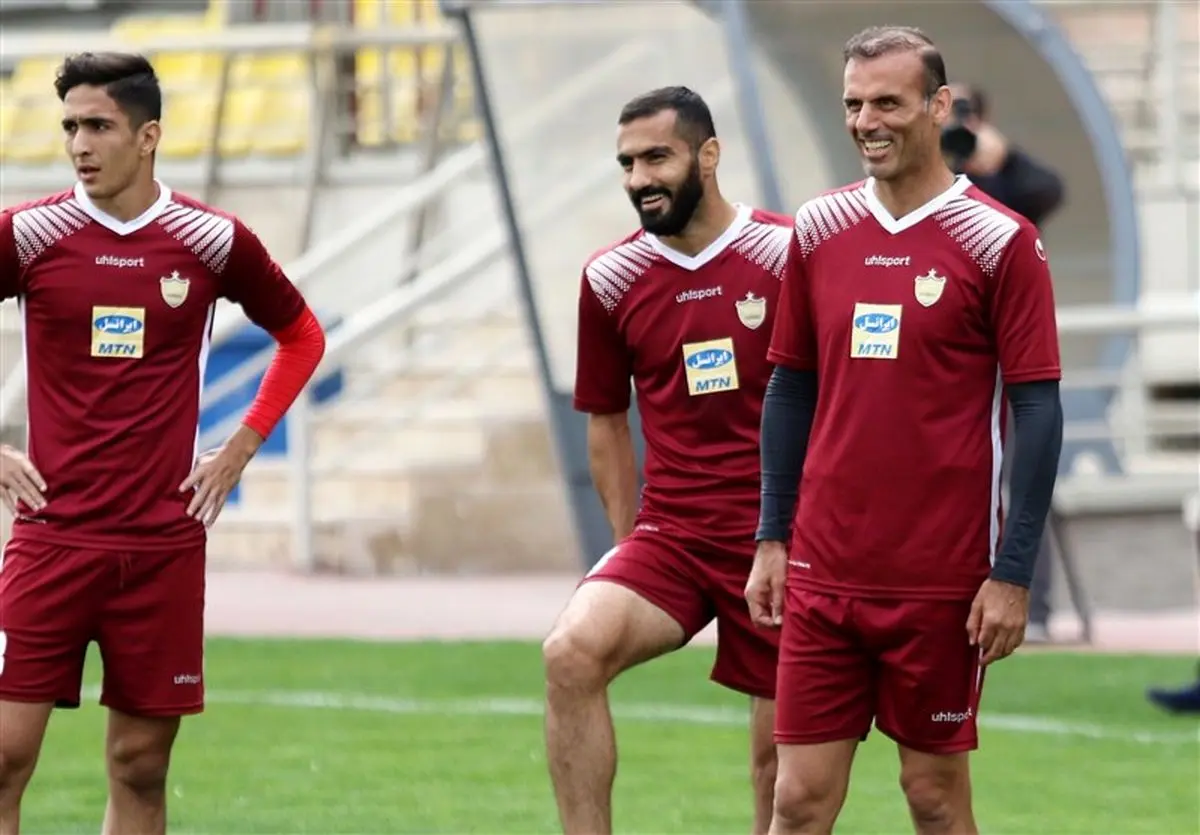  برگزاری تمرین پرسپولیس در حضور خبرنگاران و هواداران 