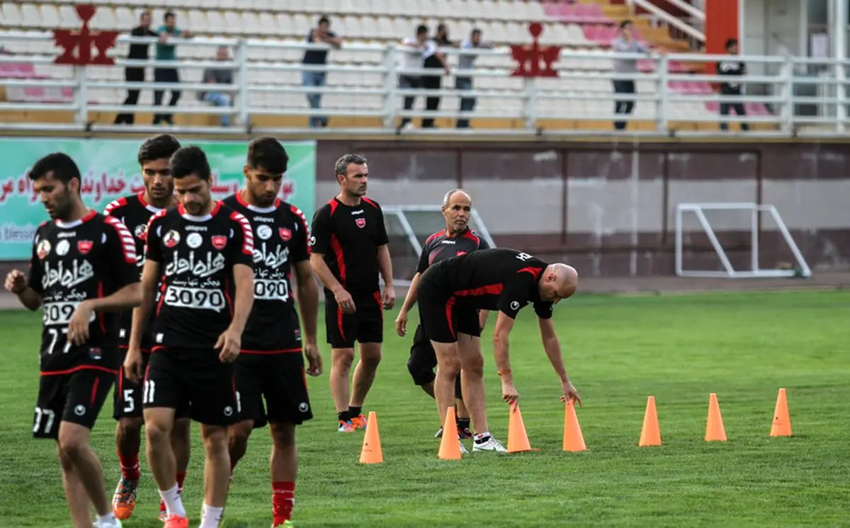 تمرینات پرسپولیس پشت درهای بسته