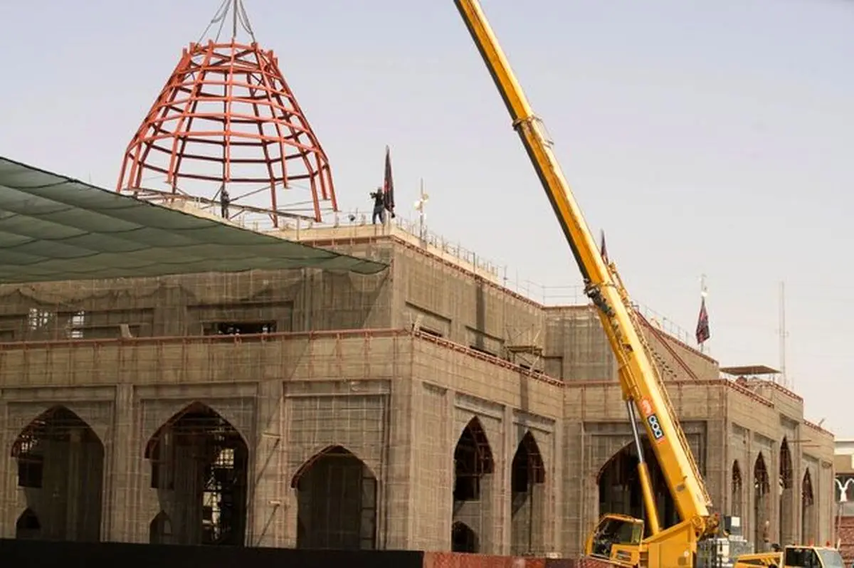 آماده‌سازی جوار حرم امام حسین (ع) برای اربعین