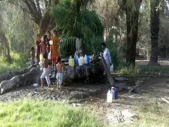 مصرف آب غیربهداشتی توسط روستائیان جازموریانی +تصاویر