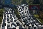 ترافیک پرحجم و سنگین در اکثر معابر و بزرگراه‌های پایتخت