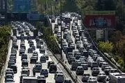ترافیک پرحجم و سنگین در اکثر معابر و بزرگراه‌های پایتخت