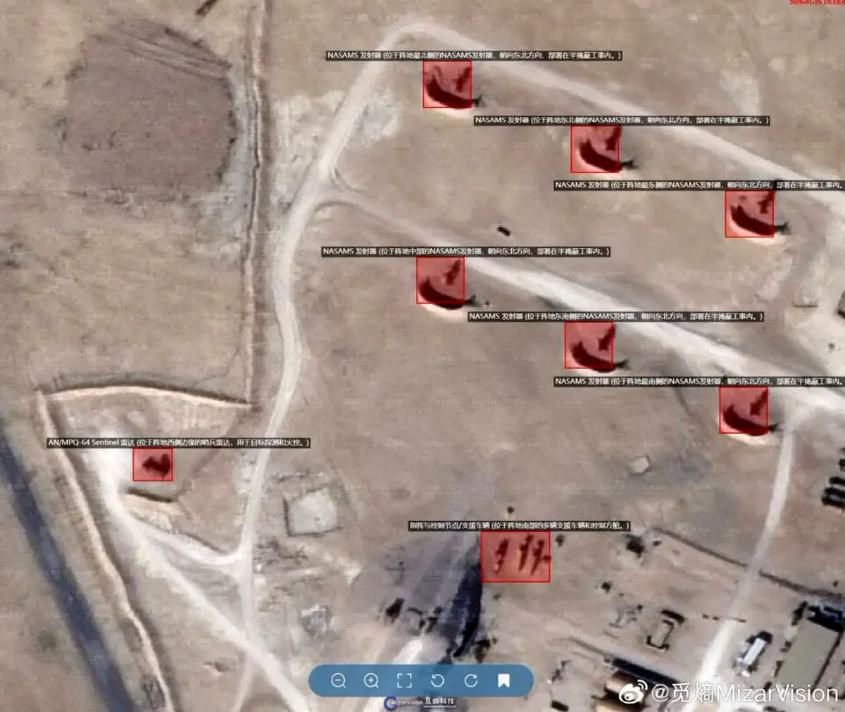 العدید آماده موشک های ایرانی +تصاویر