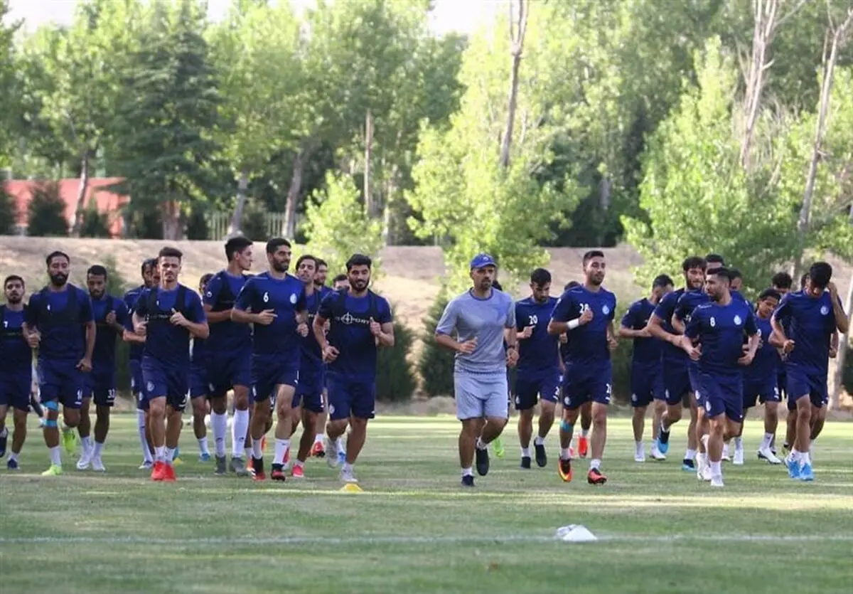 لغو تمرین امروز آبی پوشان