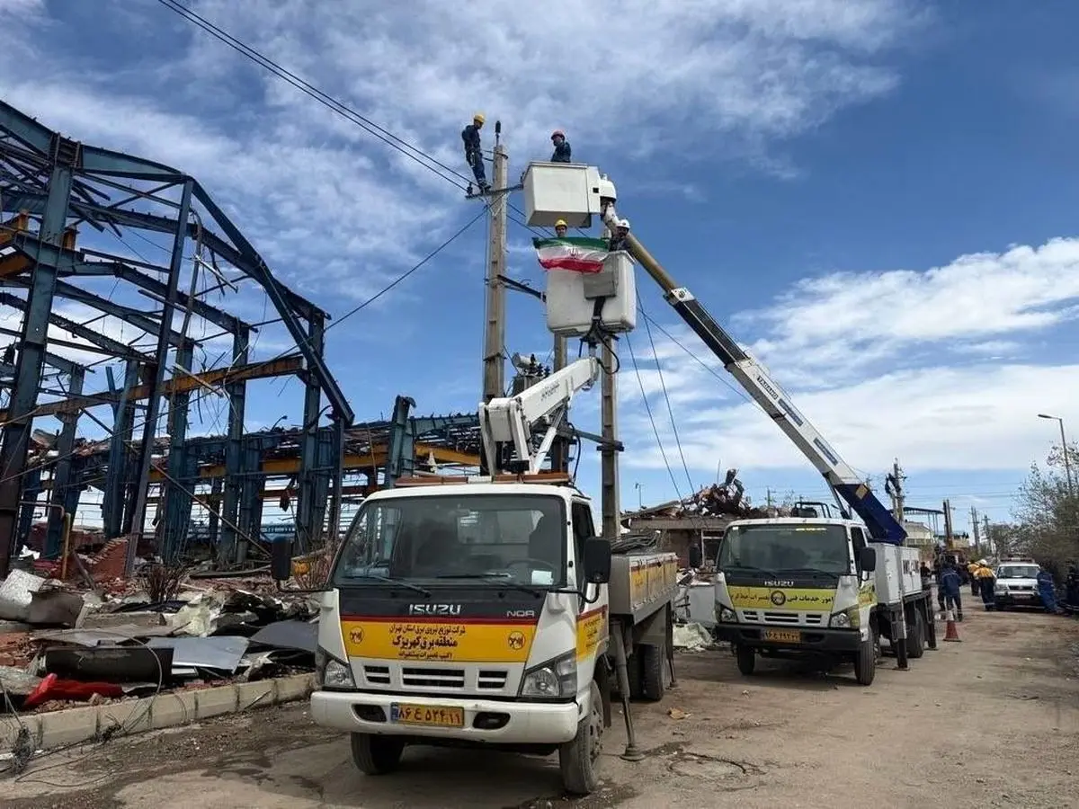 آخرین وضعیت شبکه برق استان تهران پس از حملات اخیر