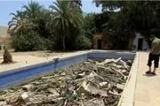اقامتگاه قذافی فضای سبز می‌شود