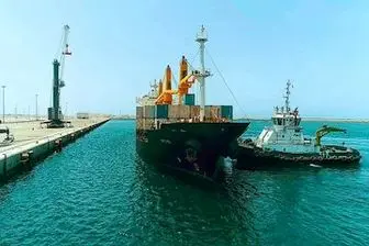 عزیمت سومین کشتی ترانزیتی افغانستان از بندر چابهار به هند