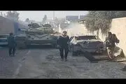 بازکردن خیابان ها و پرکردن خندق ها در موصل
