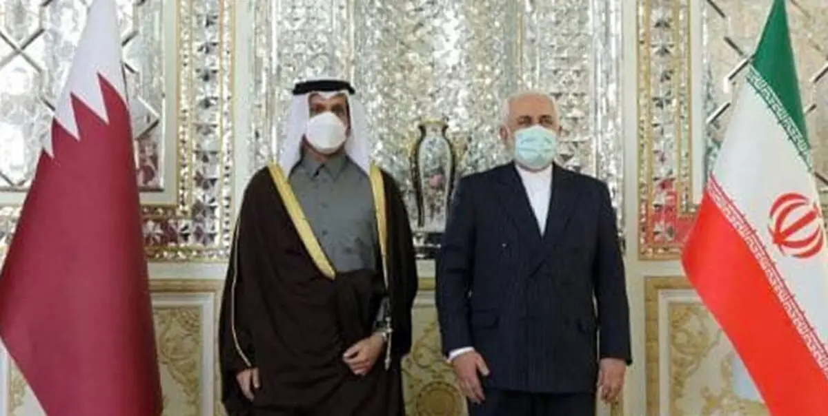 گفت‌وگو ظریف و همتای قطری در تهران