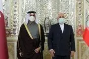 گفت‌وگو ظریف و همتای قطری در تهران