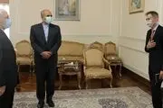 خداحافظی  سفیر سوئیس با ظریف