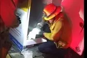 وقوع آتش‌سوزی در داخل یک صندوق رأی در «لس‌آنجلس» 
