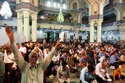 شب آرزوها در حرم حضرت عبدالعظیم(ع) / گزارش تصویری