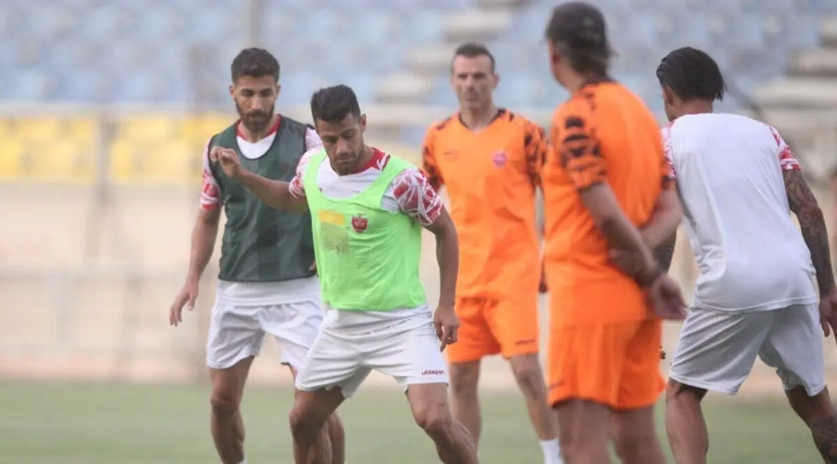 برگزاری تمرین پرسپولیس در شرایط غیر استاندارد !
