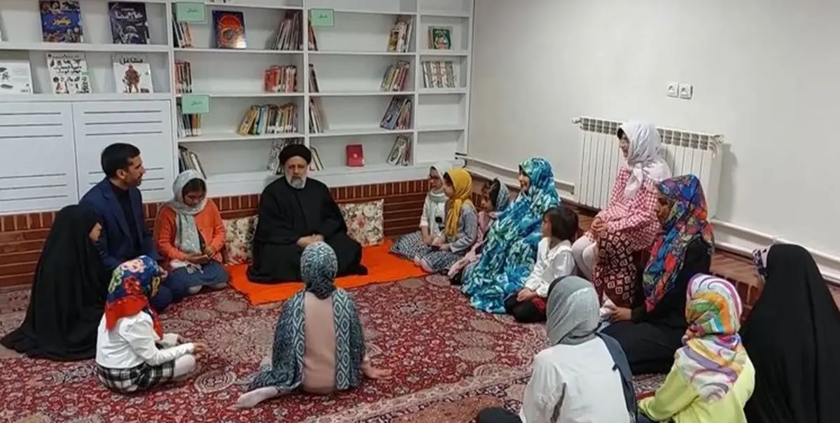 حضور رئیسی در یکی از مراکز دخترانه نگهداری کودکان فاقد سرپرست مؤثر